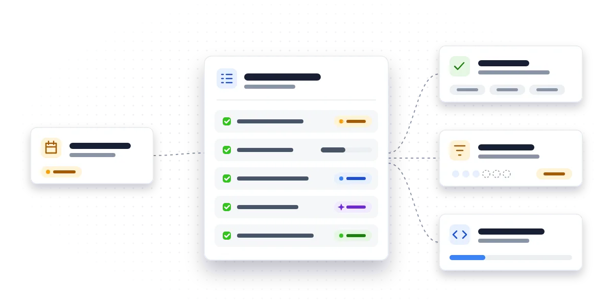 Decision flow: an upcoming renewal goes through five checks, then leads to one of three outcomes: keep, cut back seats or tier, or build candidate.